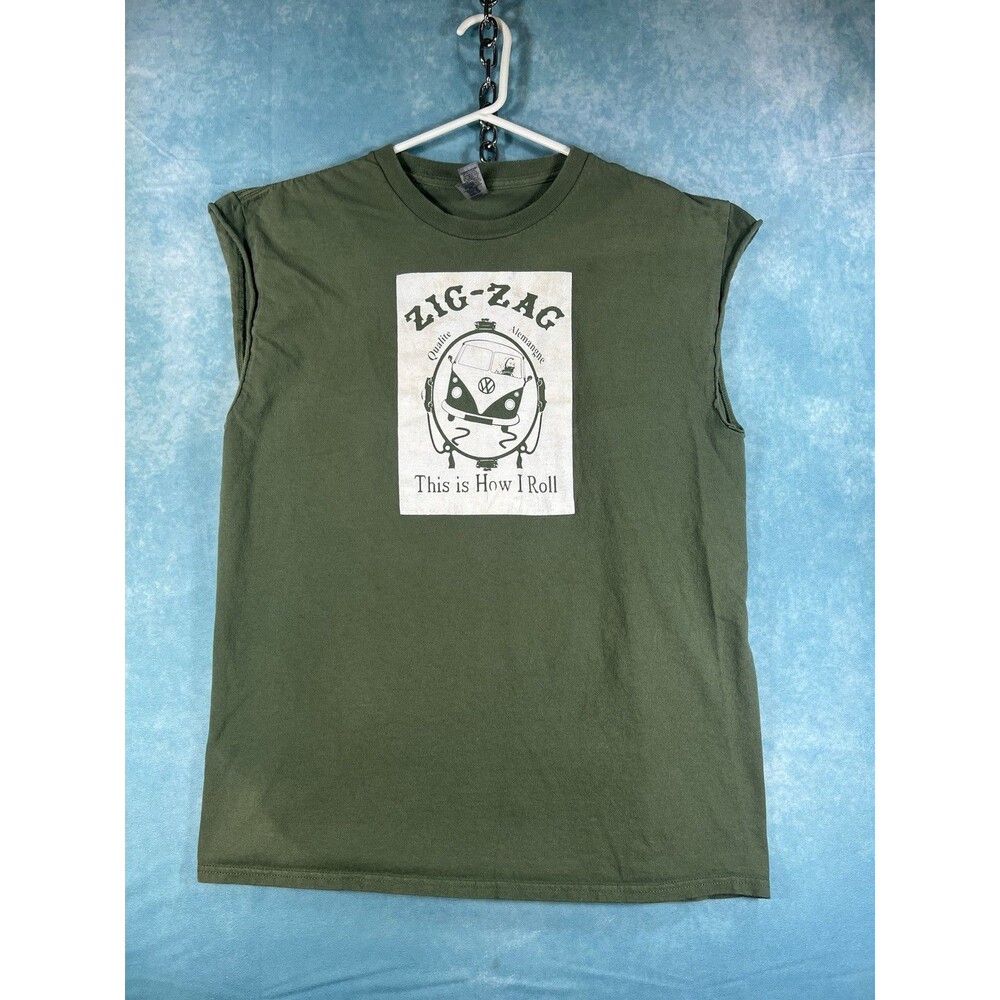 Y2K VTG Vintage Zig Zag T Shirt Classic